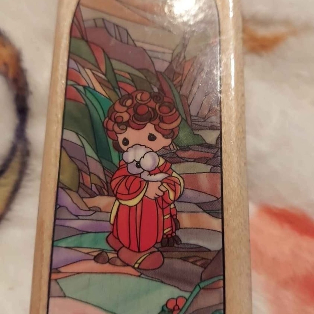 RARE Precious Moments Rubber Stamp